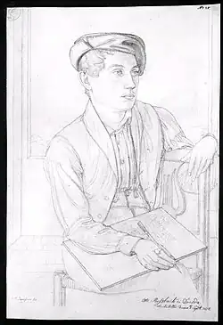 Retrato de Otto Rossbach,[19]​ Bibliotheca Hertziana (Roma)