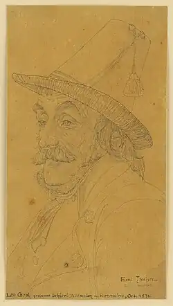 Retrato del tirador Leo Gebl,[18]​ 1831, Hamburger Kunsthalle (Hamburgo)