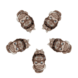 Rex Whistler: „Mad Wife & Farmer“ (rotierende Wendebilder)