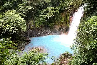 Catarata del río Celeste.