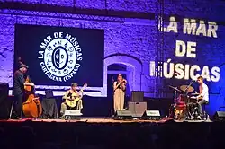 Concierto de Riya Payés en el escenario CIM, en Julio de 2022