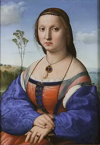 Retrato de Maddalena Doni (1506) (Palacio Pitti)