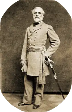 El general Robert E. Lee posa en un retrato de 1863