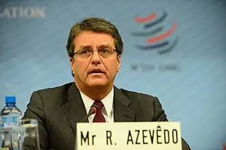 Organización Mundial del Comercio Roberto Azevêdo, Director General