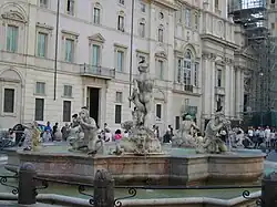 Plaza Navona, Fuente del Moro