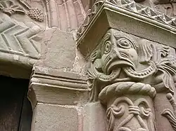 Detalle del portal de Kilpeck