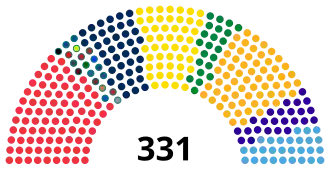 Romania Chamber of Deputies 2024.svg