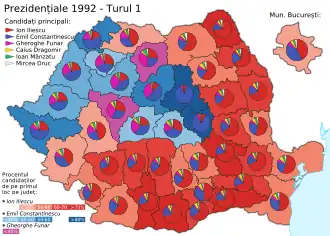 Elecciones generales de Rumania de 1992