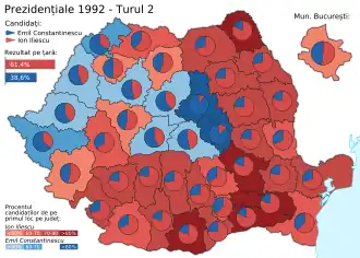 Elecciones generales de Rumania de 1992