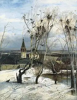 Los grajos han vuelto, de Alekséi Savrásov, 1871.