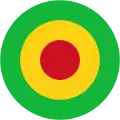Escarapela de la Fuerza Aérea de Mali (variante)