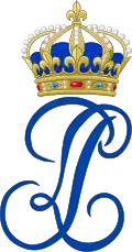 Monograma del rey Luis Felipe I.