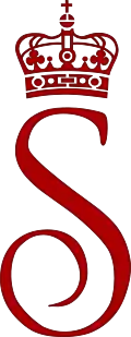 Monograma real de la reina Sonja de Noruega