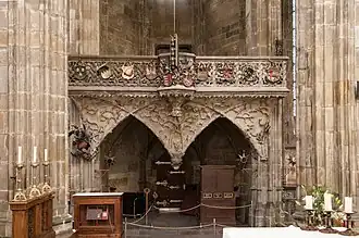 Oratorio Real de la catedral de San Vito (Praga), de Benedikt Rejt y Hans Spiess (ca. 1500)