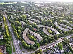 Rozendaal 1973, izquierda parte del plan realizada (Henk Klunder)