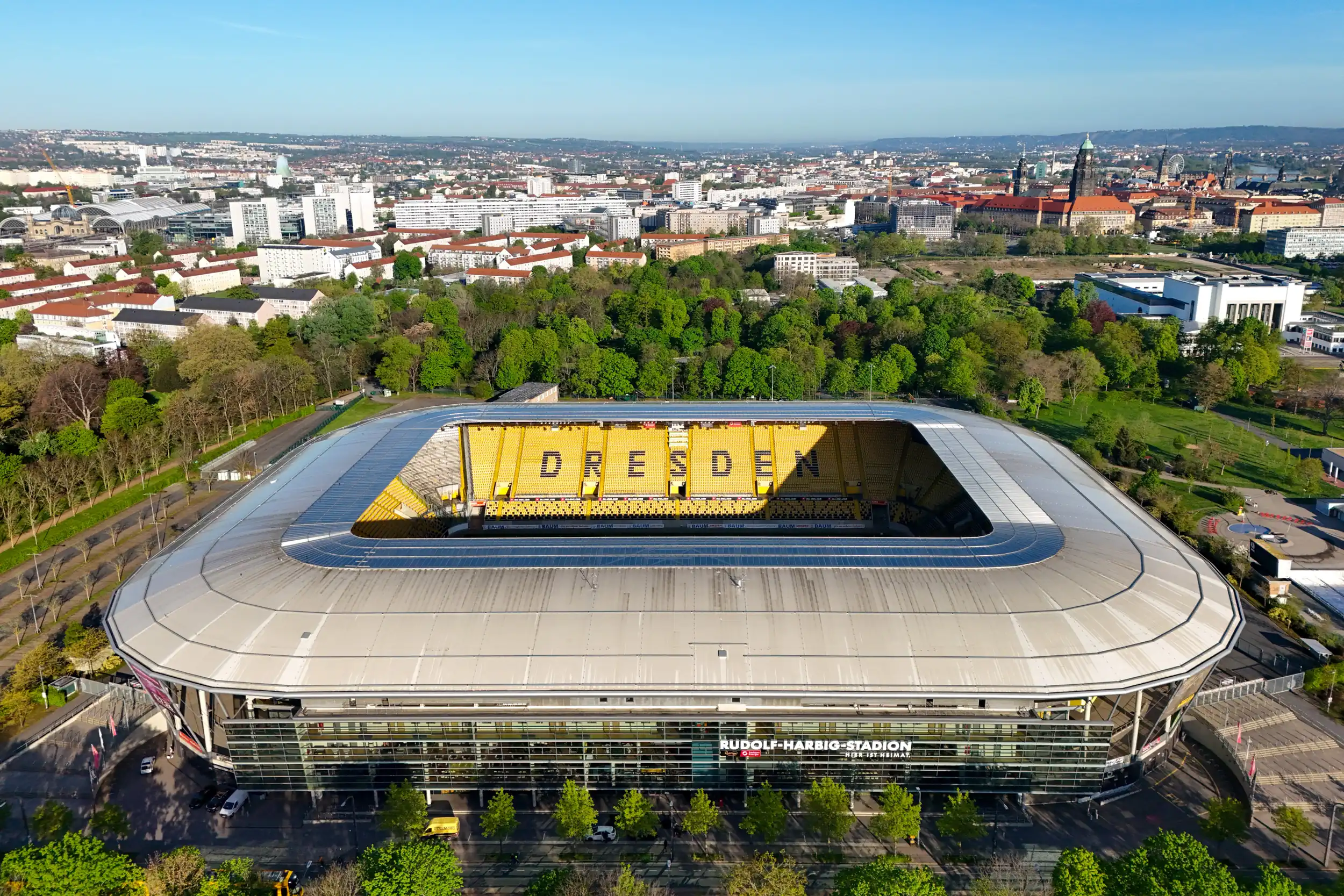 Rudolf-Harbig-Stadion Dresden 2024 Luftbild Toni Klemm 2500px