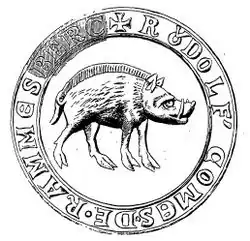 Sello simbólico, de Rudolf von Ramsberg.