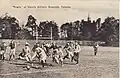 Partido de rugby en 1909.