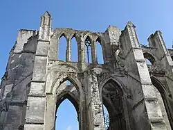 Vista de las mismas ruinas hoy