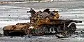 Tanque DPR T-72B1 destruido (diciembre de 2014)