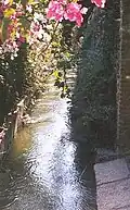 acequia en la ruta del agua