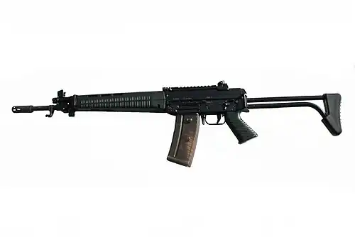 Fusil SIG SG 543-1 calibre 5,56mm con culata plegable, variante compacta del SG 540