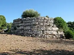 Talayot circular de la isla de Mallorca (España).