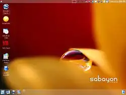 Sabayon 3.0RC2 mini-edition con KDE.