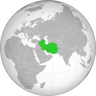 La extensión máxima del Imperio safávida bajo Shah Abbas I