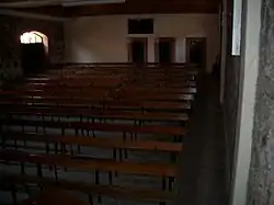 Salón Parroquial, donde se organizan juntas, se imparten clases de catecismo y se realizan algunos eventos.