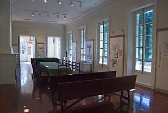 La sala capitular, donde se firmó la compra de Luisiana.