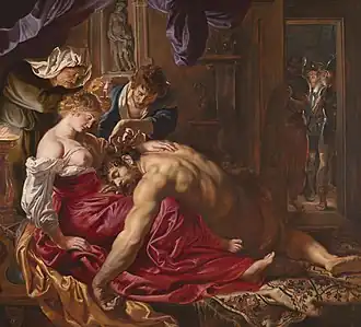 Sansón y Dalila, de Rubens, hacia 1609-1610, National Gallery, Londres