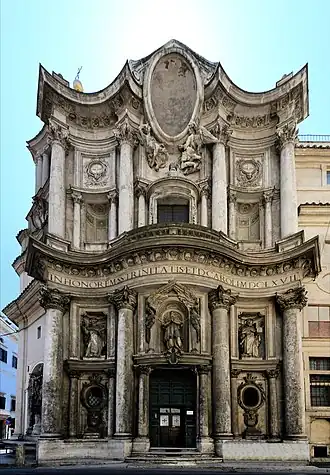 San Carlo alle Quattro Fontane (1638-1641), de Francesco Borromini, Roma.
