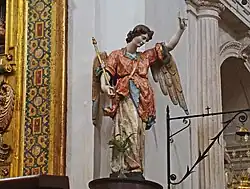 San Gabriel de Gregorio Fernández procedente de la iglesia de San Miguel.