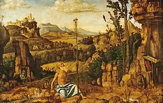 San Jerónimo en el desierto, de Cima da Conegliano