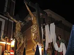 San Juan y Santa María Magdalena al pie de la Cruz. Gregorio Fernánez (1621)