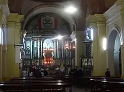 Interior del templo