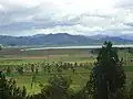 Panorámica de zona dedicada a la ganadería en inmediaciones a la laguna de Fúquene.