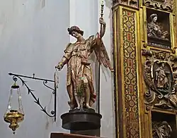 San Rafael de Gregorio Fernández procedente de la iglesia de San Miguel.