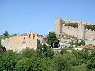 Ubicación extramuros respecto de las murallas