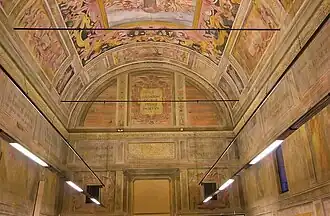 El interior de la antigua iglesia.