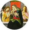 Sandro Botticelli - Mary with the Child, John the Baptist and an angel