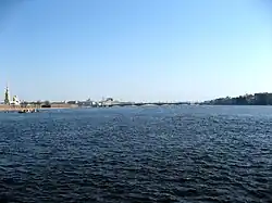 Vista desde el Puente de la Trinidad (San Petersburgo)