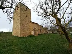 Vista de la iglesia desde suroeste