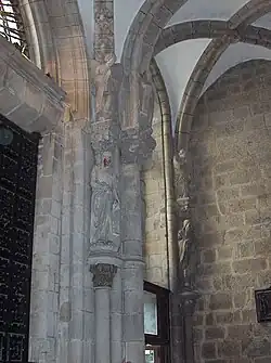 Pórtico de la Gloria de Santiago (vista hacia el exterior).