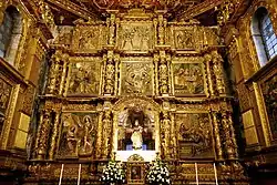 Retablo de la capilla del Rosario. Iglesia de Santo Domingo de Tunja
