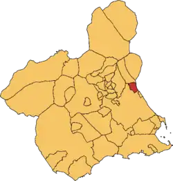 Municipio de Santomera en la Región de Murcia