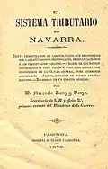 Estudio sobre el régimen fiscal de Navarra (1878)