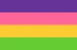 Bandera inspirada en poemas de Safo, 2018