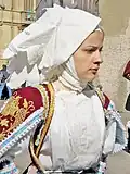 Vestido tradicional de Sennori.